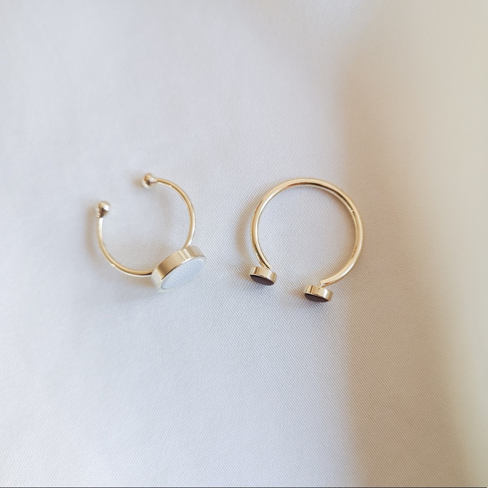 MOVING SALE minimal duo ring - Picture 3 of 4